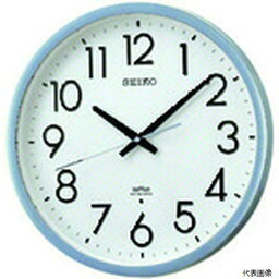 セイコータイムクリエーション SEIKO 電波掛時計 直径390×52 P枠 銀色半光沢 (KS265S)