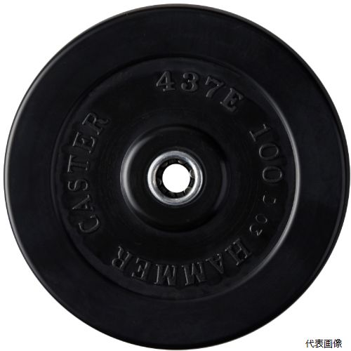 【仕様】 ●車輪径D(mm)：100 ●車輪幅(mm)：27 ●タイプ：車輪のみ ●穴径(mm)：8.1 ●車巾(mm)：24 ●ボス巾(mm)：30 【材質／仕上】 ●車輪：ゴム 【入数】 ●1個 他のサイズはこちら 在庫のない商品は検索に表示されない場合がございます