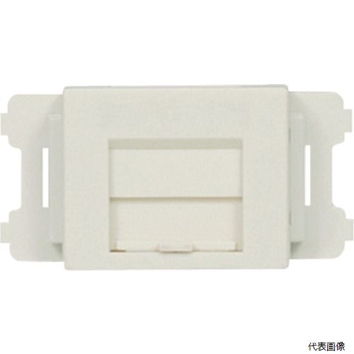 Rakuten - パンドウ CMAOSSMW-X PANDUIT JISプレート用シャッター付きアダプタ 白 (10個入)