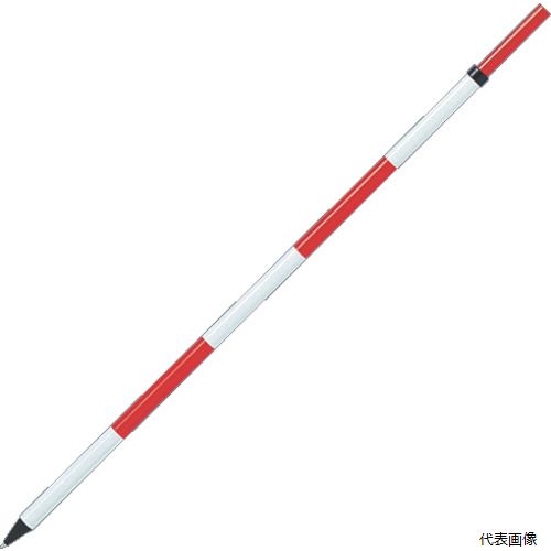 【スタンプラリー】 シンワ測定 76985 シンワ アルミ製ポール2m2段