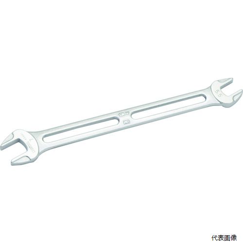 旭金属工業 LSX0507 ASH ライツールやり形両口スパナ5.5mm×7mm