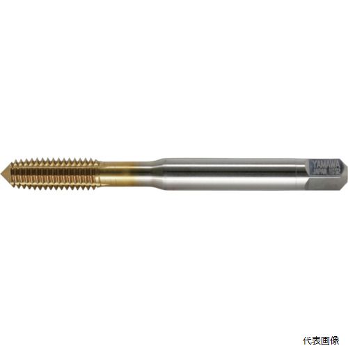 【特長】 ●鋼系金属・非鉄系金属のねじ加工に適したコーティングロールタップです。 【用途】 ●被削材：低炭素鋼、中炭素鋼、ステンレス鋼、鋼、アルミ圧延材、アルミ合金鋳物、亜鉛合金鋳物。 ●加工ねじ：メートルねじ。 ●通り穴加工用。 【仕様】 ●精度：G5 ●精度表記：G級 ●呼び寸法：M1.4 ●ピッチ(mm)：0.3 ●ねじ長さ(mm)：5.4 ●全長(mm)：36 ●シャンク径(mm)：3 ●シャンク四角部(mm)：2.5 ●下穴径(mm)：1.30 ●食い付山数：4山 ●加工ねじ：メートルねじ ●表面処理：TiNコーティング ●シャンク長(mm)：24 ●シャンク四角部の長さ(mm)：5 ●凸数：4 【材質／仕上】 ●高速度工具鋼（HSS） 【入数】 ●1本 他のサイズはこちら 在庫のない商品は検索に表示されない場合がございます　