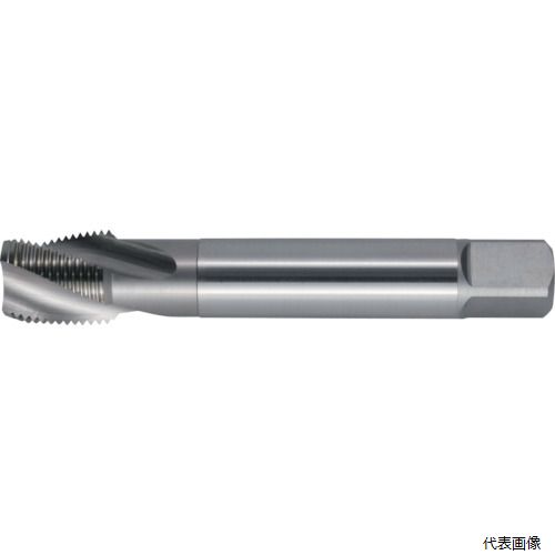 【特長】 ●新型ブランク形状により、適正な工具突出し長さを確保できます。 ●さらに短ねじ形を採用しているため、厚みが制約される機械部品の加工に最適なスパイラルタップです。 【用途】 ●止り穴加工用。 ●被削材：低炭素鋼、中炭素鋼、高炭素鋼に。 【仕様】 ●精度：JIS2級 ●呼び寸法：1/8 ●山数：28 ●ねじ長さ(mm)：13.5 ●全長(mm)：75 ●シャンク径(mm)：8 ●シャンク四角部(mm)：6 ●下穴径(mm)：8.1 ●加工ねじ：テーパねじ ●食い付山数：2.5山 ●表面処理：ノンコーティング ●基準径までの長さ(mm)：10.5 ●外径の基準寸法(mm)：9.728 ●シャンクの長さ(mm)：48 ●シャンク四角部の長さ(mm)：9 ●溝数：3 【材質／仕上】 ●高速度工具鋼（HSS） 【入数】 ●1本 他のサイズはこちら 在庫のない商品は検索に表示されない場合がございます