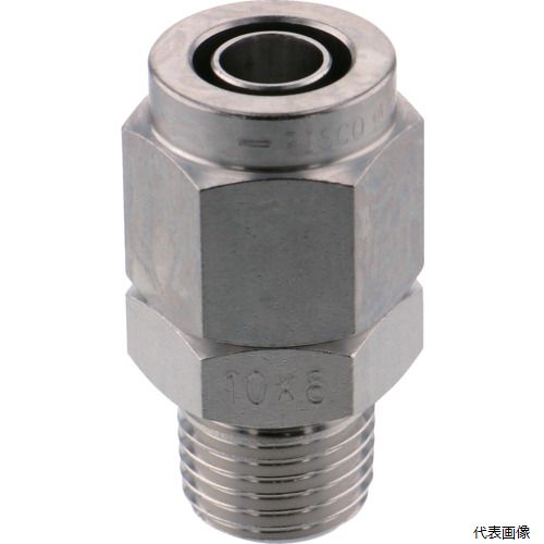 乐天商城 - 日本ピスコ NSC1080-02 PISCO SUS316締付継手 ストレートチューブ1080ねじR1／4