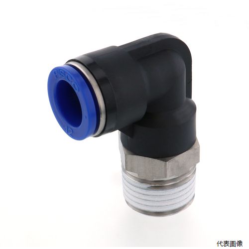 日本ピスコ SPL12-04 PISCO 耐腐蝕性SUS303相当継手 エルボチューブ12ネジR1／2