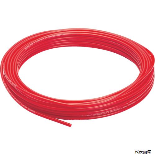 日本ピスコ UB1065-20-R PISCO ポリウレタンチューブ レッド 10×6.5 20M