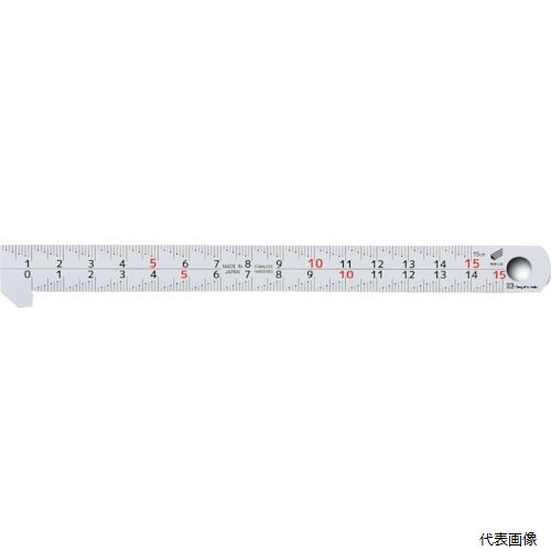 新潟精機 FS-15KD SK フック付スケール 快段目盛 15cm 150mm