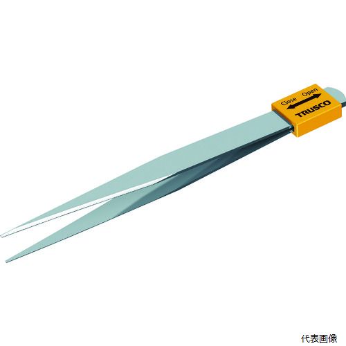 トラスコ TSPC-25 TRUSCO ステンレス製ピンセット 開閉キャップ付 AA125