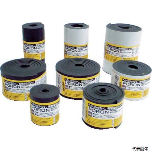 イノアックコーポレーション L24-550-MT イノアック マイクロセルウレタンロールSlimFlex 黒 5×50mm×1M巻(テープ付)