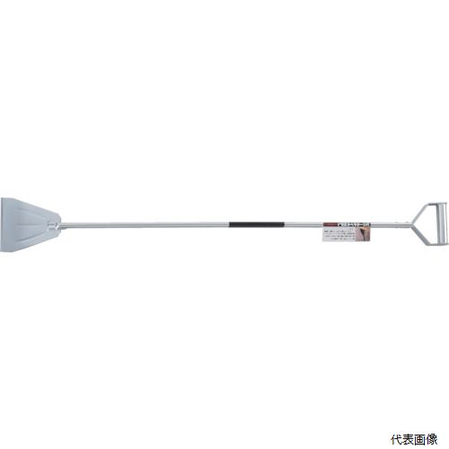 【特長】 ●力が入り易いY型取っ手です。 ●刃厚3mm、ビード加工（刃部）で曲げに強いです。 ●刃幅は150mmです。 【用途】 ●ビニールタイル、床材、壁紙、などのはがし作業に。 【仕様】 ●刃幅(mm)：150 ●全長(mm)：1235 ●刃厚(mm)：3.0 【材質／仕上】 ●刃部：炭素鋼(クロームメッキ） ●柄：スチール(クロームメッキ） 【注意】 ●頭部や柄部に亀裂又はガタツキがないか、確認してください。 ●ご使用時には、必ずヘルメット、安全メガネ手袋を着用してください。 ●周囲の安全を確認し用途にあった形状、サイズで正しくご使用下さい。 【入数】 ●1本 他のサイズはこちら 在庫のない商品は検索に表示されない場合がございます　