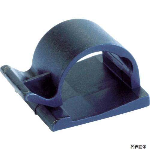 SapiSelco GAN.3MT.403 ケーブル固定クリップ 粘着タイプ 16mm 黒 (100個)