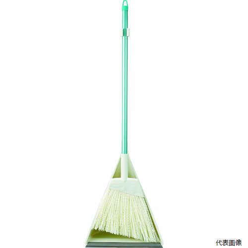 【特長】 ●置き場にも困らない見た目にもスマートな箒とチリトリのセットです。 ●置場にも困らない見た目にもスマートな箒とチリトリのセットです。 【仕様】 ●幅(mm)：270 ●奥行(mm)：195 ●高さ(mm)：810 ●コンドル　2989JP＋　ダストリーPP 【材質／仕上】 ●ほうきハンドル：スチール（PP被膜） ●チリトリグリップ：ポリプロピレン(PP) ●ハンドル：アルミ合金 【入数】 ●1S 他のサイズはこちら 在庫のない商品は検索に表示されない場合がございます　