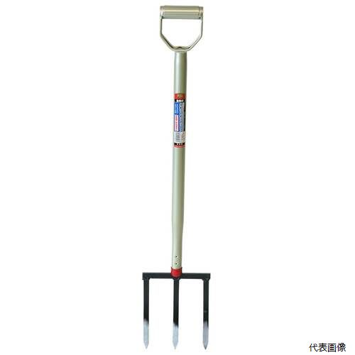 【スタンプラリー】浅香工業 079813 金象 ホーク 土起こしフォーク 3本爪 全長930mm