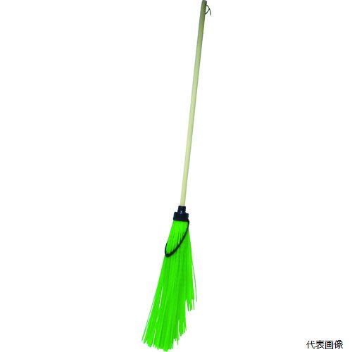 ※こちらの商品はメーカーからの直送につき、代引き不可商品となります。 ※大型商品のため、発送後到着迄に時間かかることがございます。 　ご到着の日時はお手元の送り状に記載された番号からご確認下さい。 ※日時・時間指定はできません。 【特長】 ●濡れ落葉や砂利、土の除去、下水の溝掃きなど屋外清掃の多目的な用途に使え便利です。 【仕様】 ●幅(mm)：110 ●長さ(mm)：1450 ●毛長(cm)：34（短）、48（長） ●色：毛：グリーン ●タイプ：毛：ウエーブ仕様 【材質／仕上】 ●毛：ポリプロピレン(PP) ●柄：天然木 ●甲：ポリエチレン(PE) 【入数】 ●1本 他のサイズはこちら 在庫のない商品は検索に表示されない場合がございます　