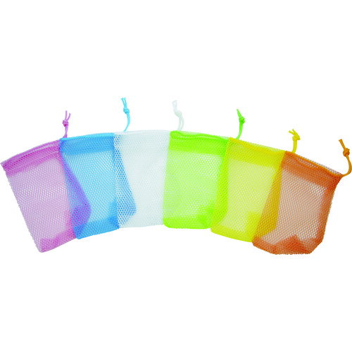三和製作所 101-551 sanwa 石鹸ネット ひもタイプ 6色アソート 24枚組