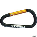 トラスコ TKN550BK TRUSCO カラビナ 線径5mmX50mm D型 ブラック