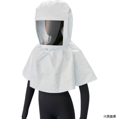 【スタンプラリー】 アゼアス 6681 タイベック(R)製 PCフード 6681 フリーサイズ (10枚入)