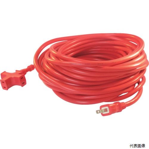 【スタンプラリー】正和電工 VCTM-20 R トライアングルマルチタップ 125V-15A 20m 赤