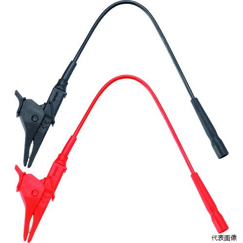 【特長】 ●テストリードのピン先に挿入用アリゲータクリップの特大です。 【用途】 ●機器メンテナンス用。 ●研究開発用。 ●ビル設備メンテナンス用。 ●分電盤などの測定用。 ●適合機種：PC7シリーズ/RD7シリーズ/CD7シリーズ/PC20他 ●長さ(m)：約0.3 ●IEC61010CAT.III600V ●適合機種：PC7シリーズ/RD7シリーズ/CD7シリーズ/PC20他 ●適合テストリード：TL-21a/TL-23a/TL-25a/TL-61 【セット内容／付属品】 ●赤色×1本 ●黒色×1本 【入数】 ●1組 他のサイズはこちら 在庫のない商品は検索に表示されない場合がございます　