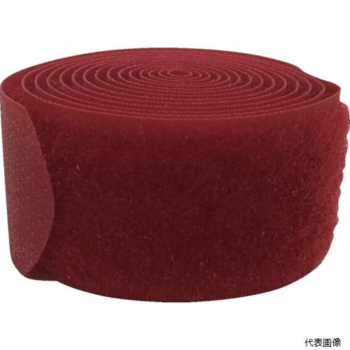 ユタカメイク G-44 マジックテープ マジックストラップL 25mm×110cm レッド