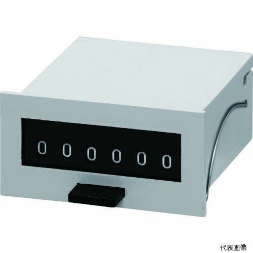 ライン精機 MCF-6X AC100V LINE 電磁カウンター(リセットツキ)6桁