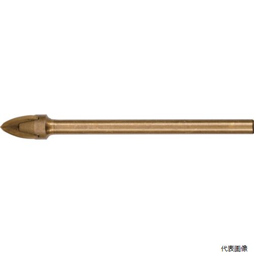 トラスコ TGD-3A TRUSCO 4枚刃ガラスドリル 3mm