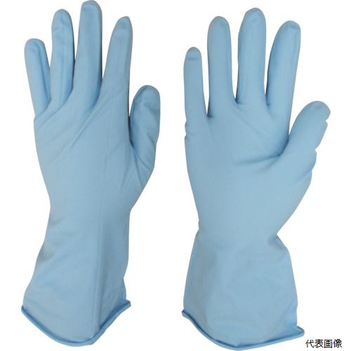 シンガー NBR1450PF-BPM ニトリル薄手手袋ブルー M (10双入) 宇都宮製作