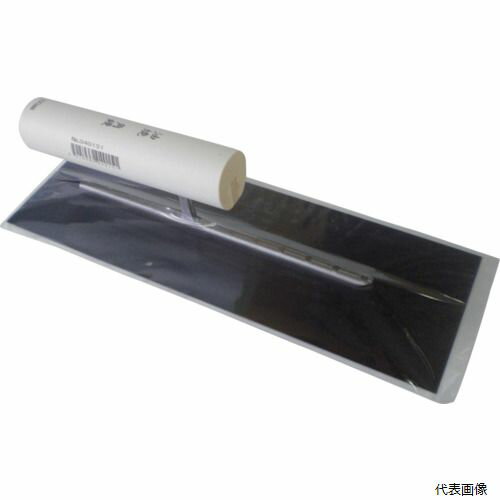 【特長】 ●材料SK-5、材厚0.5mmの焼き入れ鋼硬度はHRC-52です。 【用途】 ●材料が薄く、硬い為モルタル塗り作業・ブラスターの塗り付け・土間仕上げ・補修作業用に。 【仕様】 ●コテ長さ(mm)：300 ●元幅(mm)：100 ●先幅(mm)：100 【材質／仕上】 ●材料SK-5、板厚0.5・硬度HRC-52・カシメ 【注意】 ●柄の部分を踏んだりしないでください。カシメがうきます。 【入数】 ●1丁 他のサイズはこちら 在庫のない商品は検索に表示されない場合がございます　
