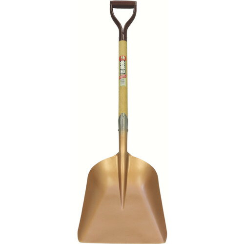 (代引き不可) 浅香工業 003542 金象 ショベル(木柄) A柄スコップ形 #3