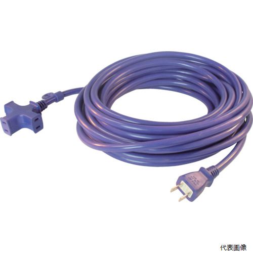 正和電工 VCTM-10B トライアングルマルチタップ 125V-15A 10m 紺