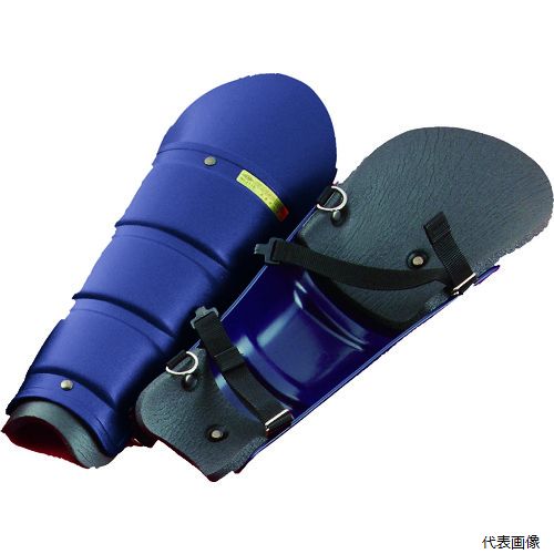 【スタンプラリー】 トーヨーセーフティ NO2110 スネガード(両足セット) すね・ひざ