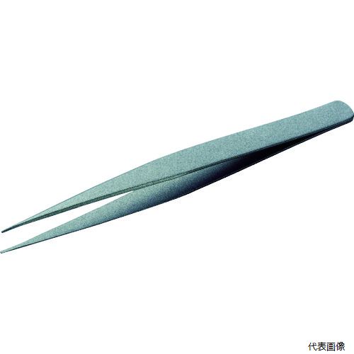 【特長】 ●非粘着加工のためヤニやのりがつかず、またついてもとりやすく便利です。 【用途】 ●ヤニやのりの付いている小物を取る際に。 ●シール貼り作業などに。 【仕様】 ●全長(mm)：150 ●幅(mm)：11 ●先端形状：直型 【材質／...