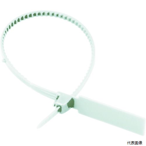 トラスコ TSCTH240-NR TRUSCO セキュリティータイ長さ238mm 表示可能タイプ ナチュラル 10