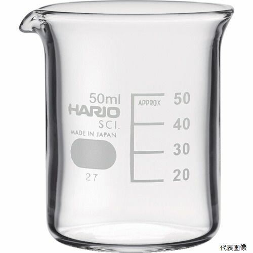 HARIO B-50-SCI ビーカー 目安目盛付 50ml ハリオサイエンス