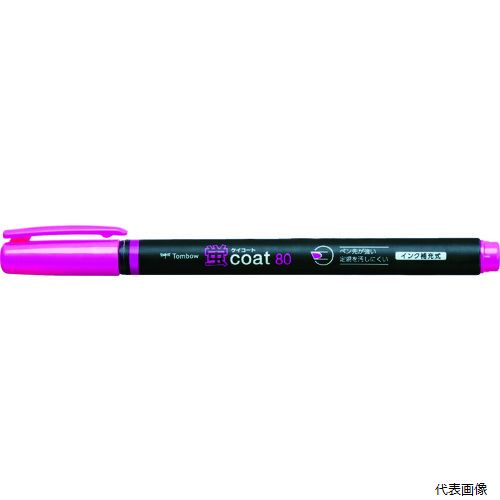 Tombow WA-SC90 蛍光マーカー蛍COAT80 桃 