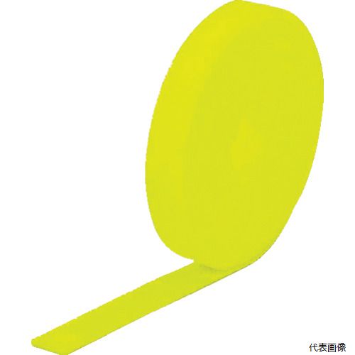 トラスコ MKT-20250-LY TRUSCO マジックバンド[[R下]]結束テープ両面蛍光イエロー2...