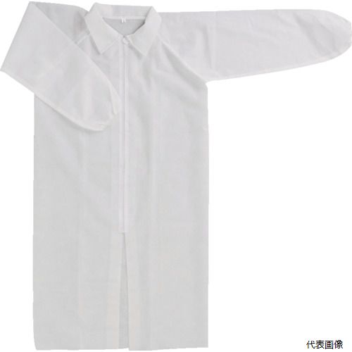 【スタンプラリー】 川西工業 7022-3L 川西 使い捨て保護服 工場見学用不織布3点セット(白衣・マスク・..