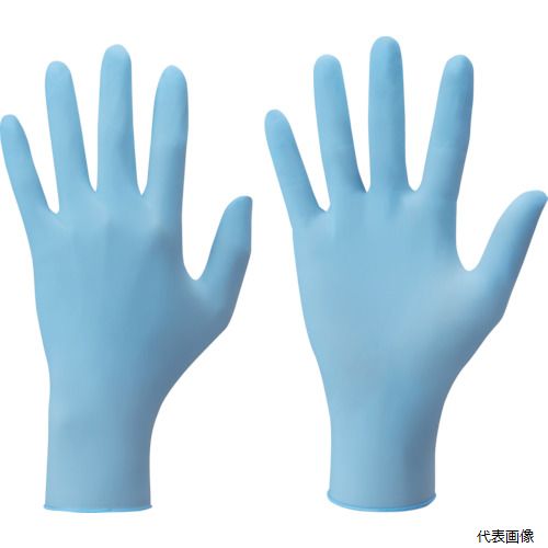 【スタンプラリー】ショーワグローブ NO886-L SHOWA ニトリルゴム使い捨て手袋 No886ニトリスト・タフプラス100枚入 Lサイズ(4)