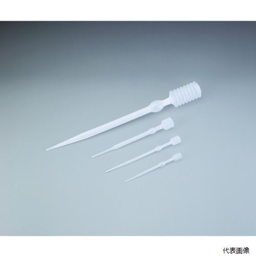 【特長】 ●耐薬品性に優れたジャバラ式スポイトです。 【用途】 ●スポイト。 【仕様】 ●容量(ml)：3 ●目盛(ml)：0.5 ●全長(mm)：260 ●外径(mm)：φ24 ●目盛り付き 【材質／仕上】 ●本体：低密度ポリエチレン（LDPE） 【入数】 ●1袋/10本 他のサイズはこちら 在庫のない商品は検索に表示されない場合がございます　