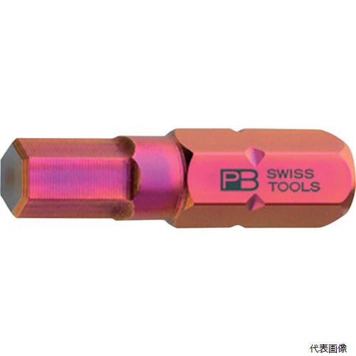 【特長】 ●強度と精度に優れた差込角1/4インチ(6.35mm)の六角ビットです。 【仕様】 ●全長(mm)：25 ●対辺(インチ)：7/32 【材質／仕上】 ●特殊鋼 ●プラズマコート 【入数】 ●1本 他のサイズはこちら 在庫のない商品は検索に表示されない場合がございます