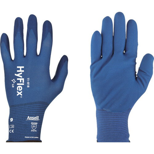 【スタンプラリー】アンセル 11-818-7 Ansell ニトリル背抜手袋 ハイフレックス 11-818 Sサイズ(4)