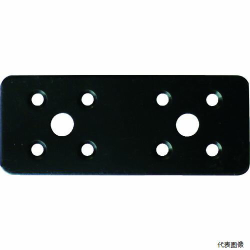 ダイドーハント 00069100 DAIDOHANT マルチ金物 プレート ブラック 2.3×40×100