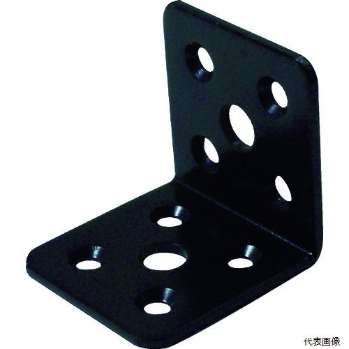 ダイドーハント 00069102 DAIDOHANT マルチ金物 L型 ブラック 2.3×40×42×42