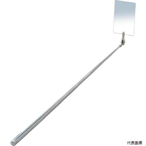 イチネンアクセス 34347 ミツトモ ステンレス検査鏡 54×86mm 伸縮自在