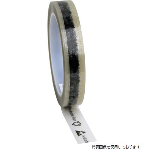 DESCO JAPAN 79210 静電気防止テープ マーク付き 18mmX65.8m 巻芯径76mm