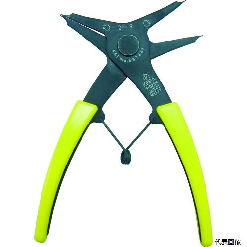 Snap Ring Pliers - マルト長谷川工作所 S-025N KEIBA スナップリングプライヤー(軸穴両用 有効呼径〜9mm) 140