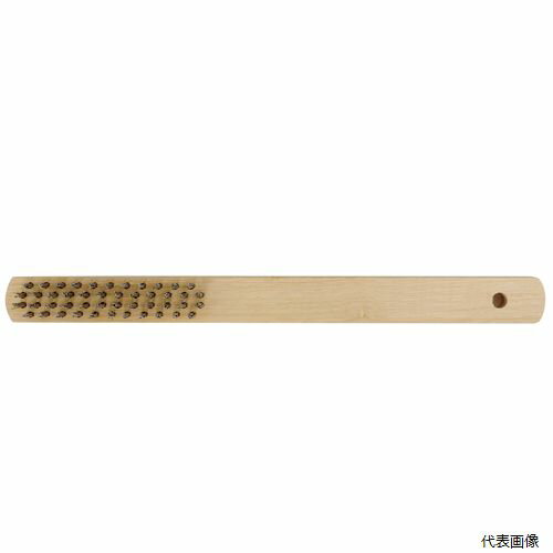 Rakuten - 木柄ワイヤーブラシ 4行 ステンレス線 11808 イチネンアクセス