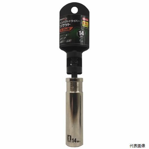 【送料について】 北海道、沖縄、離島は別途送料がかかります【特徴・用途】 専用の落下防止アダプタに取り付ければ軸が折れても抜け落ちないので安心です。トーション効果で軸折れ軽減。40V対応。建築現場、型枠、大工作業、設備設置や解体、自動車整備に最適です。 【仕様】 ソケットサイズ：14mm。ソケット形状：6角。軸径：6.35mm。 【商品サイズ】 H165mm×W35mm×D19.89mm 【重量】 132g 【原産国】 台湾 【入数】 1個