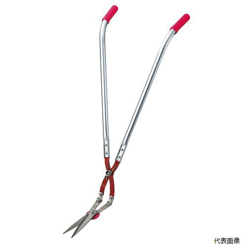 ※こちらの商品はメーカー直送のため「代引き不可」となります。 ※大型商品のため、発送後到着迄に時間かかることがございます。 　ご到着の日時はお手元の送り状に記載された番号からご確認下さい。 ※日時・時間指定はできません。 【特長】 ●立ったままで雑草刈り。伸びた雑草も大きく鋭い刃先であっさりチョッキン！ ●バネ付きで腕が疲れないらくらく開閉。軽く腕を動かすだけで鋏が開閉し、雑草を刈り取っていきます。 【サイズ】 ●高さ：780mm ●刃長：175mm ●重量：1200g 【入数】 ●1丁 関連商品はこちら 在庫のない商品は検索に表示されない場合がございます