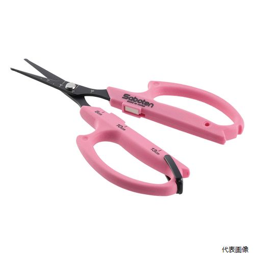 【仕様】 ●ステンレス鋼 ●マグネット仕様 ●サビやヤニが付きにくいフッ素加工済 ●先丸刃 ●直刃 ●全長：160mm 【特長】 ぶどう農家専用 磁力でバネの破損による交換が不要で経済的。 ●両面目盛り付 房作りに便利な鋏の両面に目盛り付 消えにくいレーザー刻印 刃渡り：3.5cm ●衝撃吸収 ソフト樹脂で手や手首にやさしい カチンとしない ●指が置ける 握りやすく作業性抜群 長時間使用も楽々 【刃渡り】 ●3.5cm 【入数】 ●1ヶ -- 関連商品はこちら -- TNMG　チューニングマグネット（3種/各2枚入） CA-1　鋏ケースA ぶどう鋏用 -- 他のサイズはこちら -- 在庫のない商品は検索に表示されない場合がございます